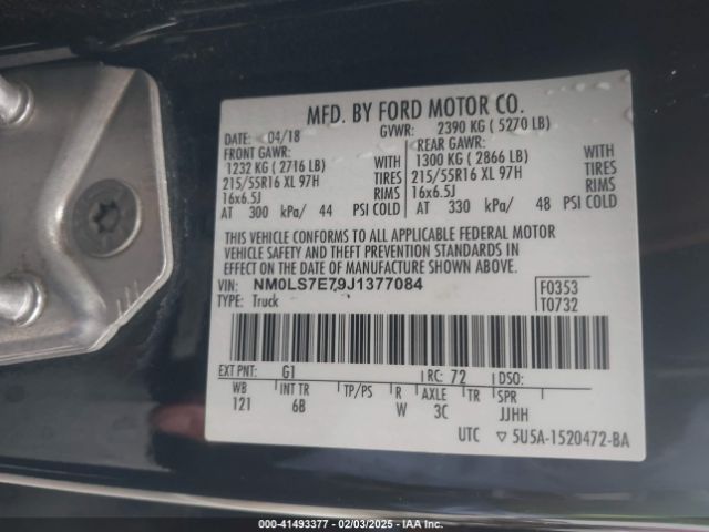 NM0LS7E79J1377084 Ford Transit Connect Xl