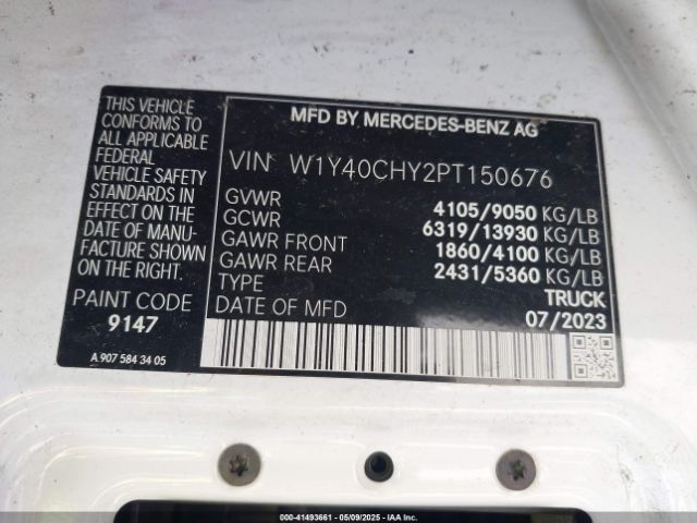 2023 MERCEDES-BENZ SPRINTER 2500 W1Y40CHY2PT150676 Photo 8