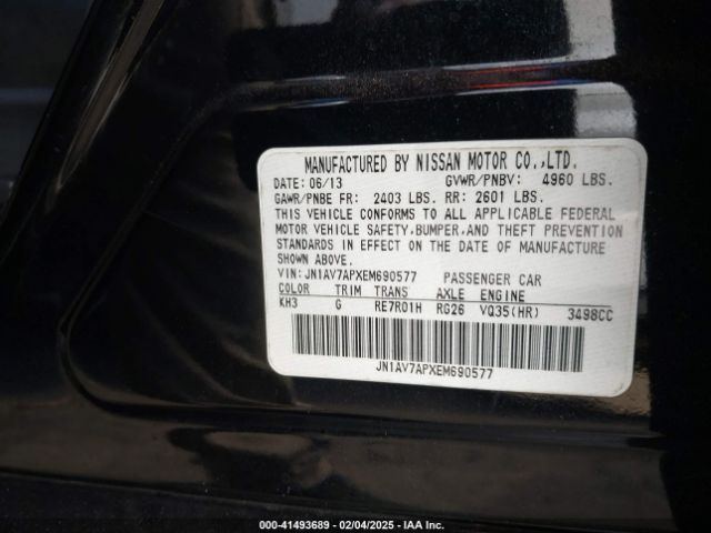 JN1AV7APXEM690577 Infiniti Q50 Hybrid Sport