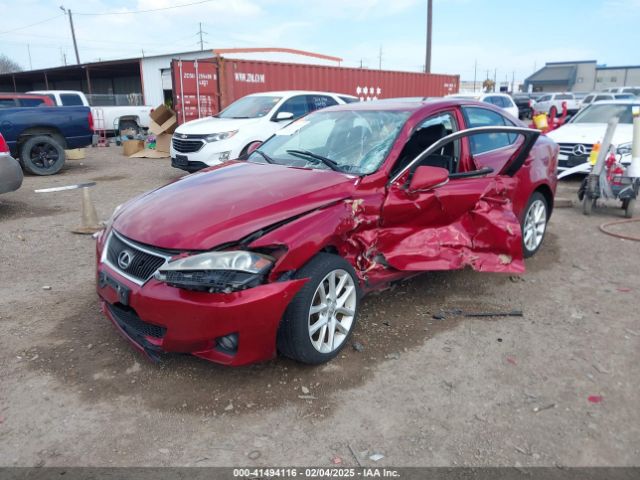2012 LEXUS IS 250 JTHCF5C29C5060225 Photo 1