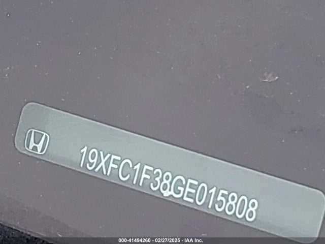 Honda Civic Ex-t 2016 19XFC1F38GE015808 Image 9