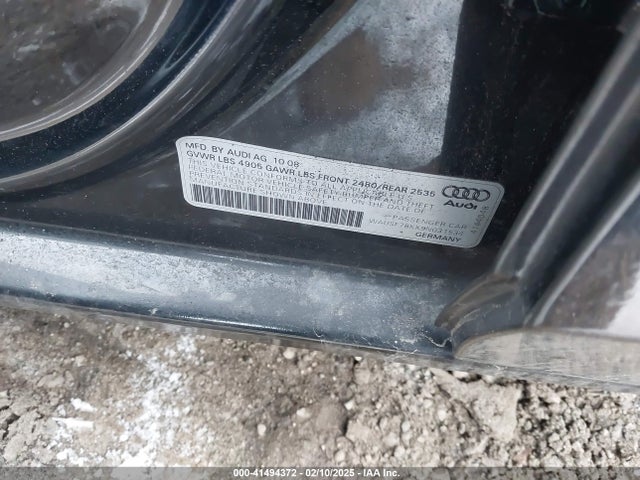 2009 AUDI A4 WAUSF78KX9N031534 Photo 8
