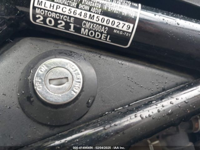 2021 HONDA CMX500 MLHPC5648M5000279 Photo 9