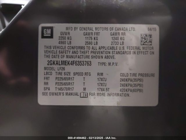 2GKALMEK4F6353763 GMC Terrain Sle-1