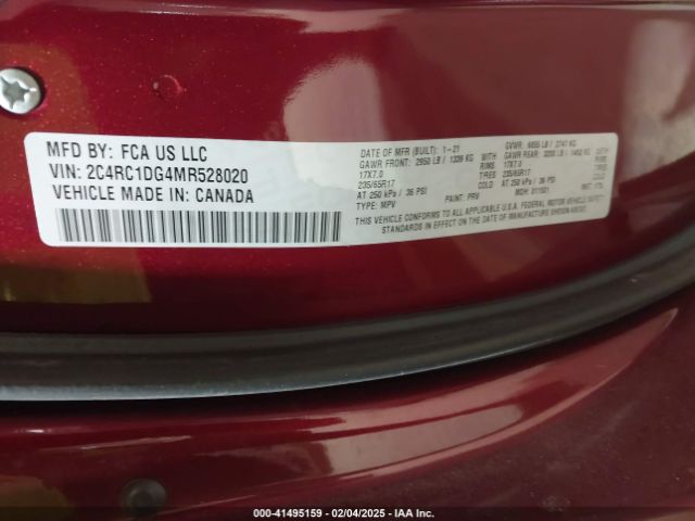 2C4RC1DG4MR528020 Chrysler Voyager Lxi
