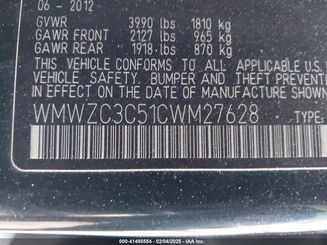 2012 MINI COOPER S COUNTRYMAN WMWZC3C51CWM27628 Photo 8