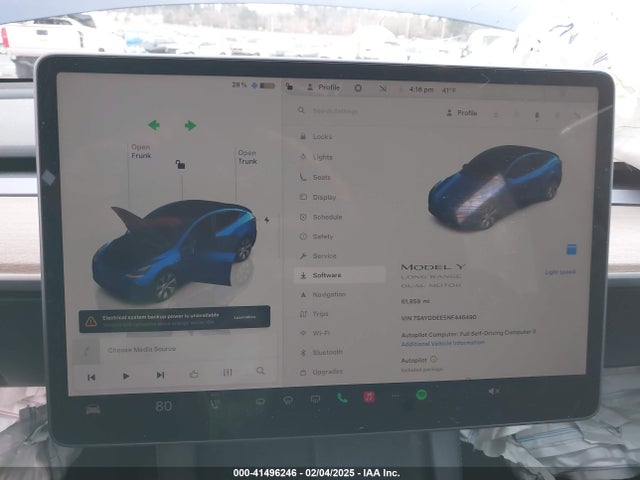 2022 TESLA MODEL Y 7SAYGDEE5NF446490 Photo 6