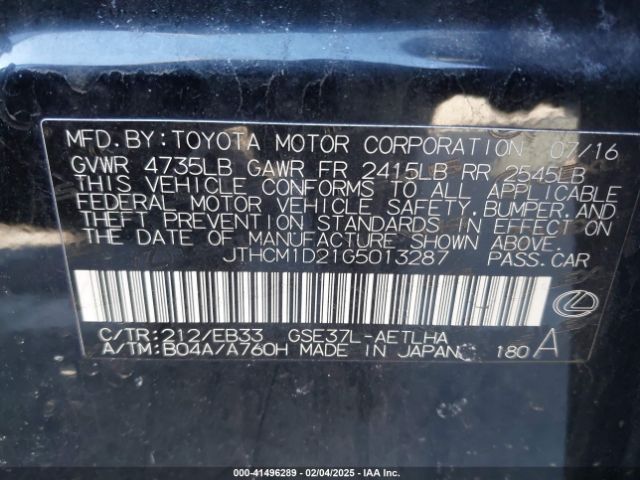 JTHCM1D21G5013287 Lexus IS 300