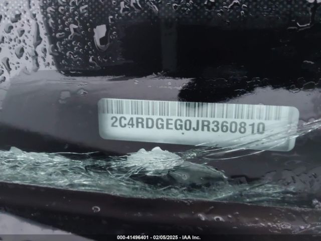 2C4RDGEG0JR360810 Dodge Grand Caravan Gt