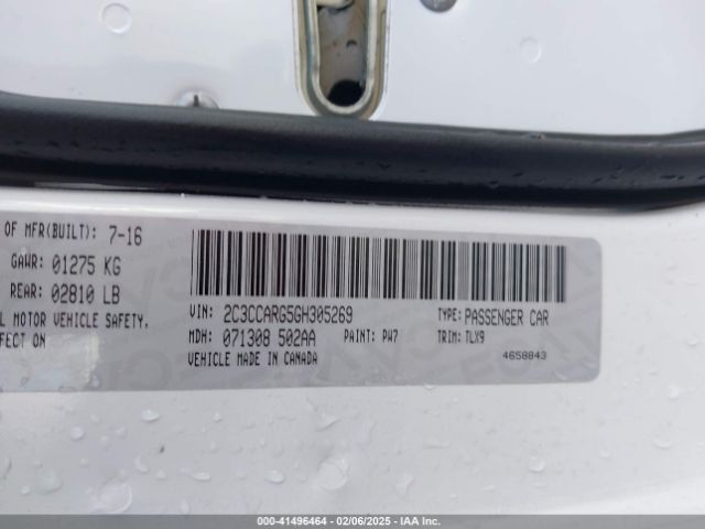 2C3CCARG5GH305269 Chrysler 300 Limited