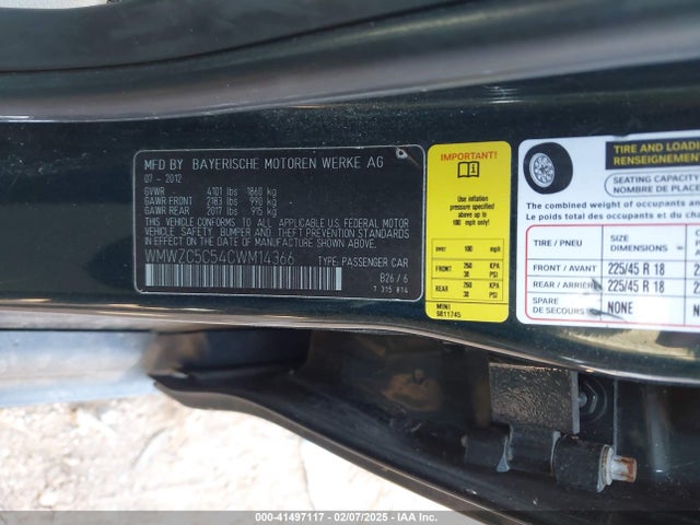 2012 MINI COOPER S COUNTRYMAN WMWZC5C54CWM14366 Photo 8