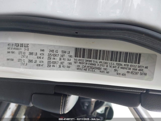 Jeep Cherokee Latitude 2016 1C4PJMCS6GW334864 Image 9