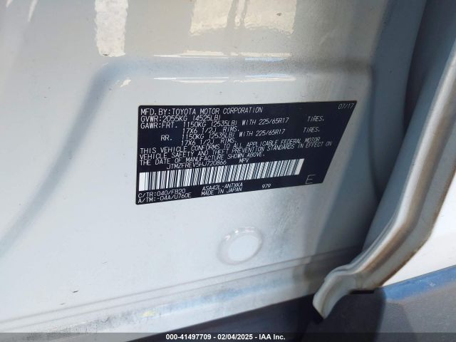 JTMZFREV5HJ720866 Toyota RAV4 LE