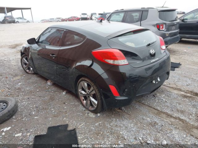KMHTC6AD6EU182596 Hyundai Veloster Base W/gray