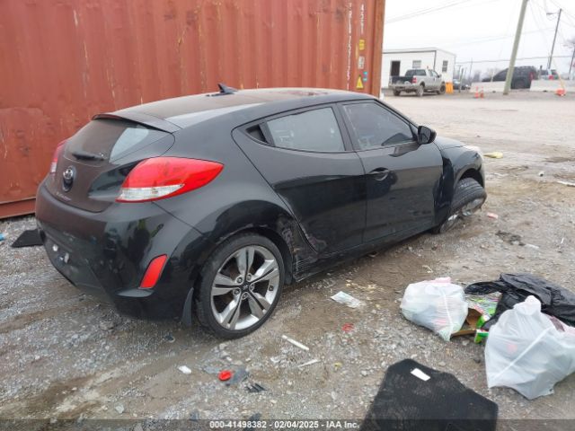 KMHTC6AD6EU182596 Hyundai Veloster Base W/gray