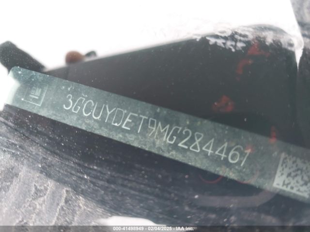 3GCUYDET9MG284461 Chevrolet Silverado 1500 4wd  Short Bed Lt