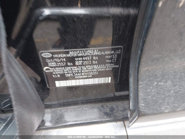 5NPE34AF4FH106051 Hyundai Sonata Sport