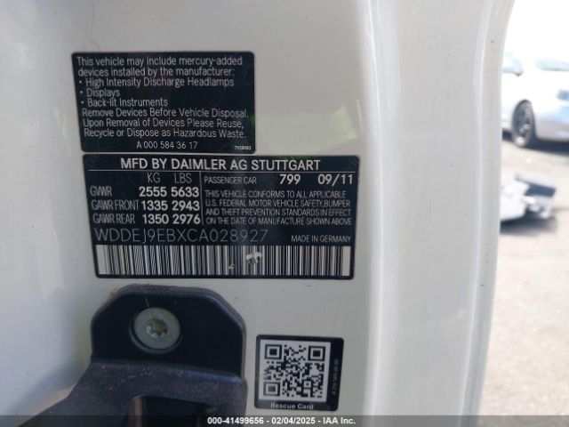 2012 MERCEDES-BENZ CL 550 WDDEJ9EBXCA028927 Photo 8