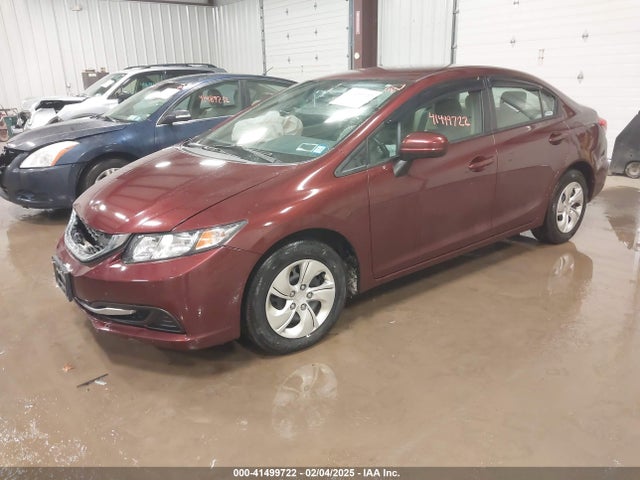 Honda Civic Lx 2015 19XFB2F52FE276473 Image 2