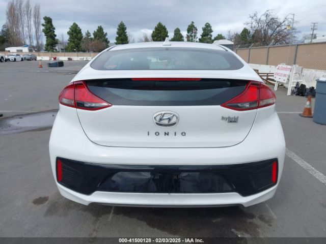 KMHC65LC5KU168562 Hyundai Ioniq Hybrid Blue