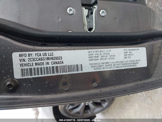 Chrysler 300 300s 2021 2C3CCABG1MH626523 Image 9