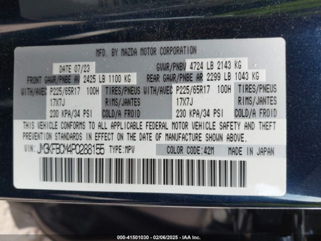JM3KFBCM4P0288155 Mazda Cx-5 2.5 S Preferred