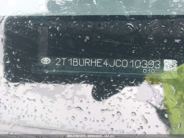 2T1BURHE4JC010393 Toyota Corolla Xse
