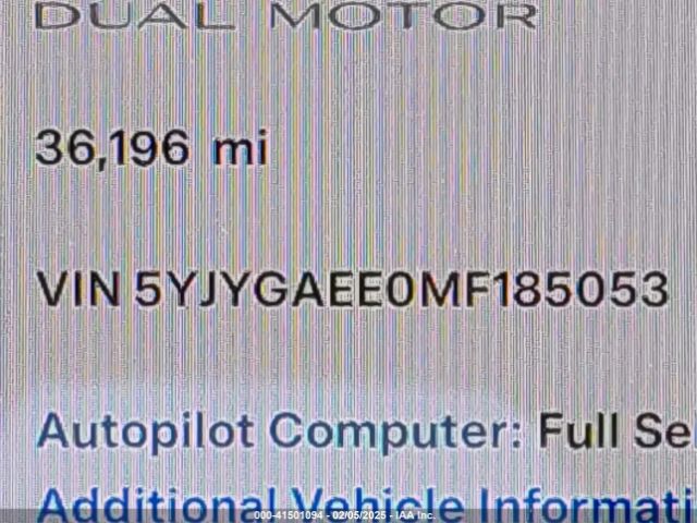 5YJYGAEE0MF185053 Tesla Model Y Long Range Dual Motor All-wheel Drive