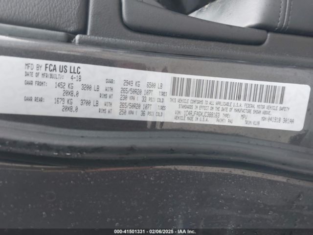 1C4RJFAGXJC388163 Jeep Grand Cherokee Altitude 4x4