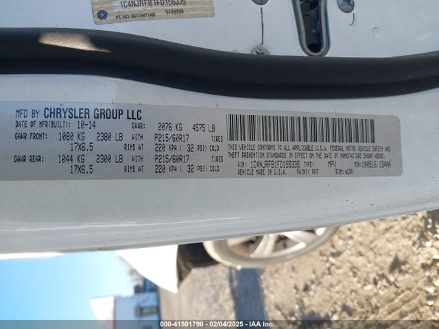 1C4NJRFB1FD155335 Jeep Patriot High Altitude Edition