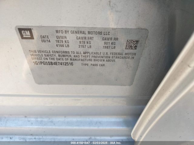 1G1PG5SB4E7412516 Chevrolet CRUZE LTZ