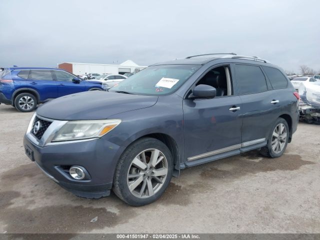 5N1AR2MN5EC634403 Nissan Pathfinder Platinum