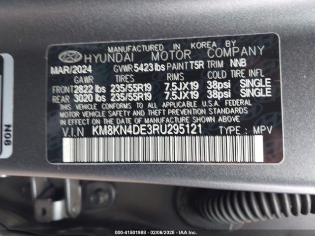 KM8KN4DE3RU295121 Hyundai Ioniq 5 Sel