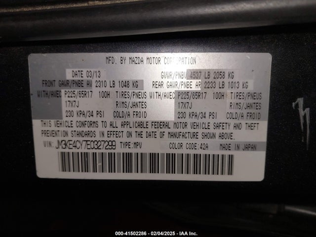 Mazda Cx-5 Touring 2014 JM3KE4CY7E0327299 Image 9