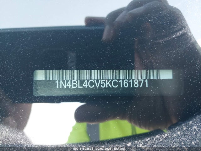 Nissan Altima 2.5 Sr 2019 1N4BL4CV5KC161871 Image 9