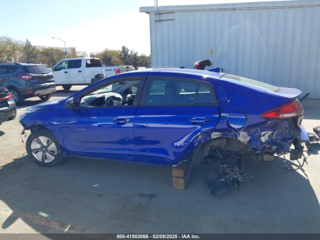 KMHC65LC1KU169059 Hyundai Ioniq Hybrid Blue