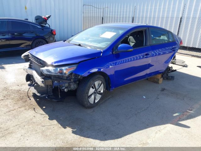 KMHC65LC1KU169059 Hyundai Ioniq Hybrid Blue