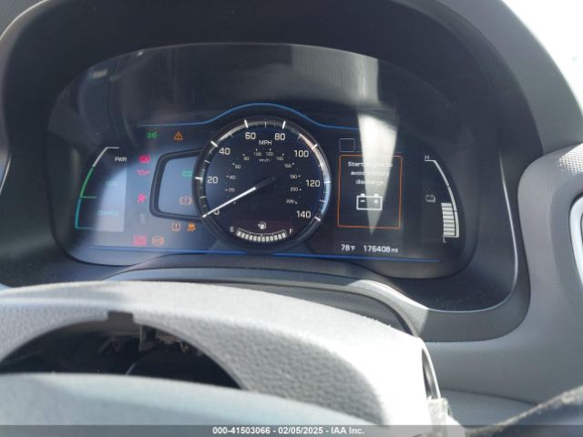 KMHC65LC1KU169059 Hyundai Ioniq Hybrid Blue