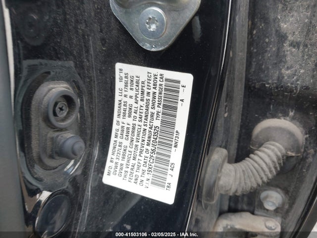 19XFC2F56JE043525 Honda Civic Lx