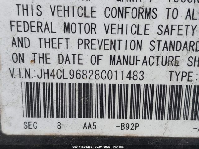 2008 ACURA TSX JH4CL96828C011483 Photo 8