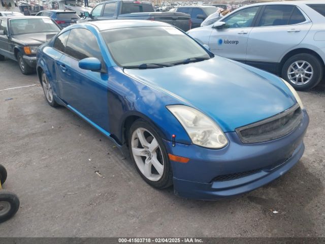 2004 Infiniti G35 მანქანა იყიდება აუქციონზე, vin: JNKCV54E34M821558, აუქციონის ნომერი: 41503718