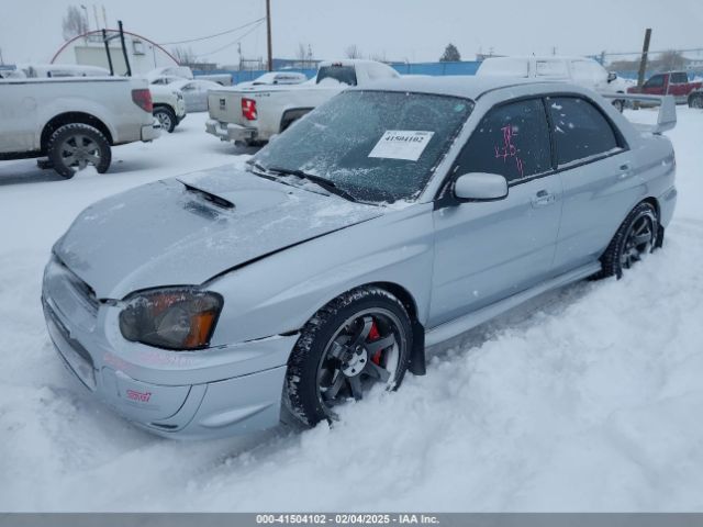 2004 SUBARU IMPREZA WRX STI JF1GD706X4L521852 Photo 1