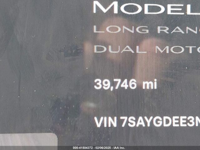 7SAYGDEE3NA014770 Tesla Model Y Long Range Dual Motor All-wheel Drive