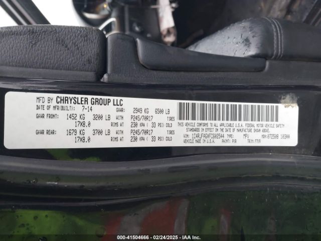 1C4RJFAGXFC602544 Jeep Grand Cherokee Laredo