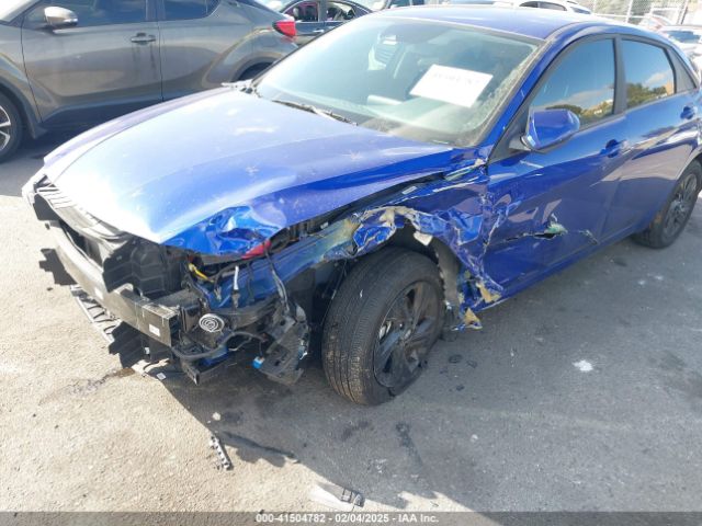 KMHLM4AJ4PU082409 Hyundai Elantra Hybrid Blue