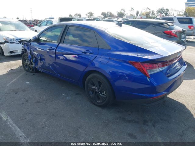 KMHLM4AJ4PU082409 Hyundai Elantra Hybrid Blue