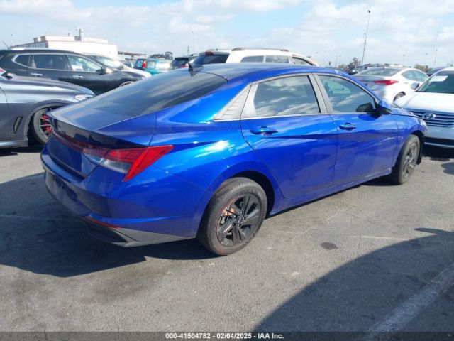 KMHLM4AJ4PU082409 Hyundai Elantra Hybrid Blue