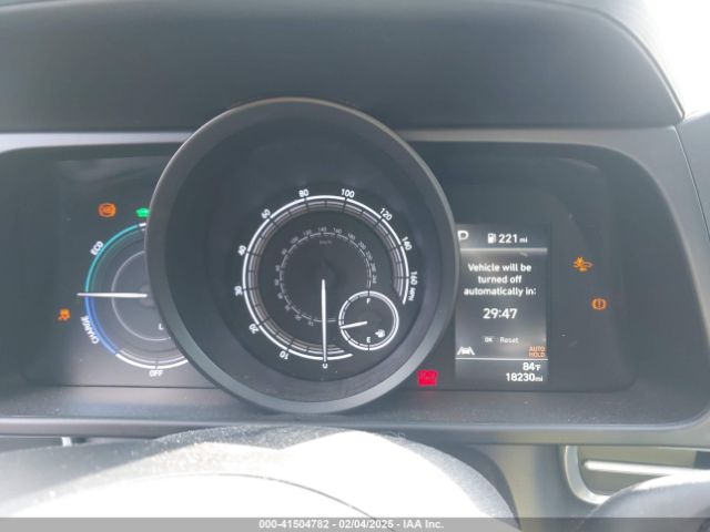 KMHLM4AJ4PU082409 Hyundai Elantra Hybrid Blue