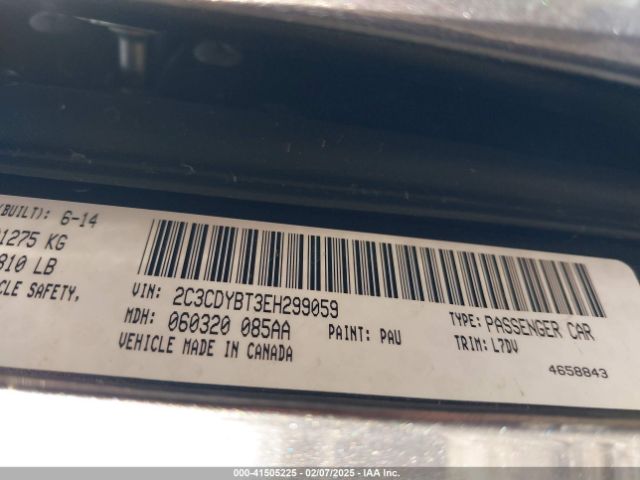 2C3CDYBT3EH299059 Dodge Challenger R/t