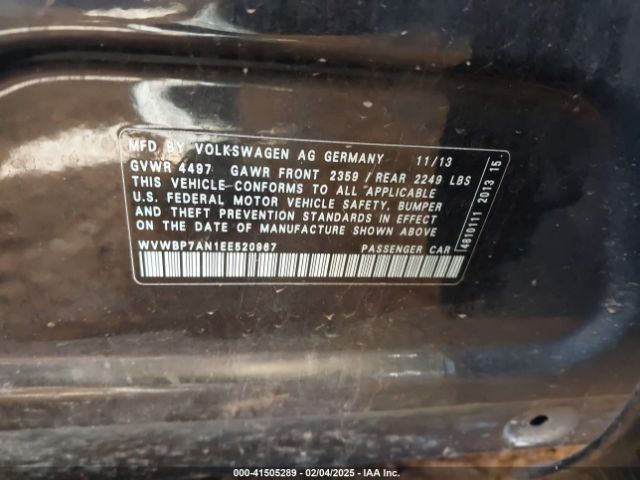 WVWBP7AN1EE520967 Volkswagen Cc 2.0t R-line